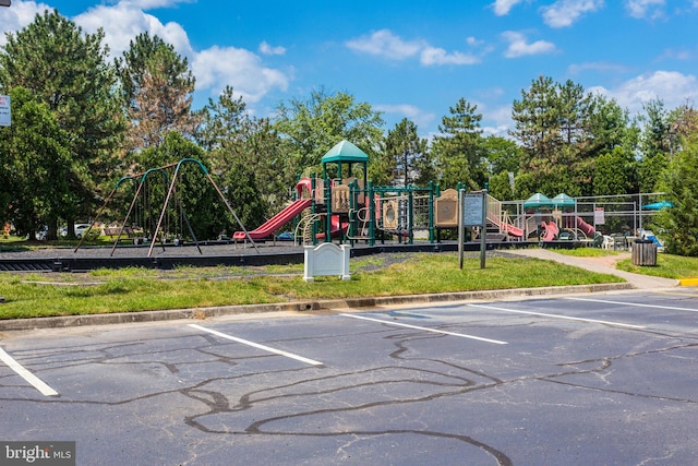 view of communal playground