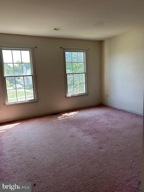 carpeted spare room with plenty of natural light