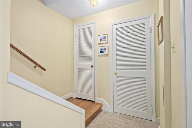 interior space with baseboards