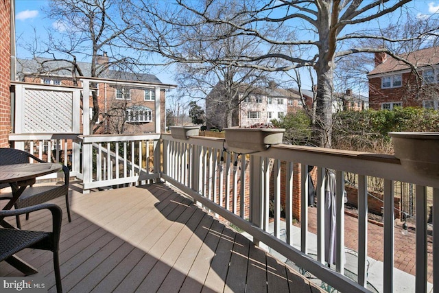 view of deck