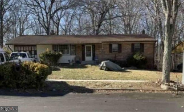 view of ranch-style home