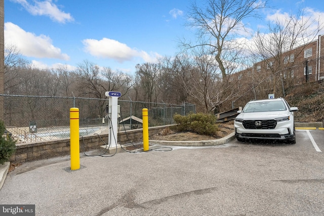 exterior space featuring fence