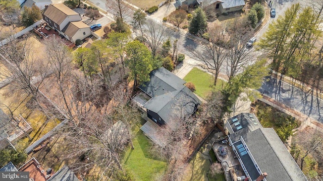 birds eye view of property featuring a residential view