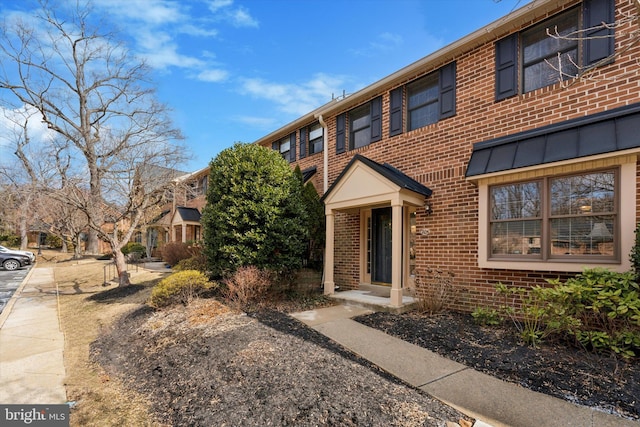 multi unit property with brick siding