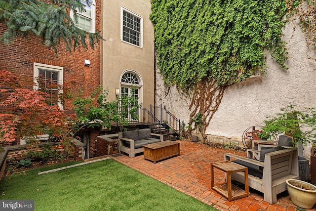922 Clinton St, Philadelphia, PA 19107 - view of patio / terrace with outdoor lounge area