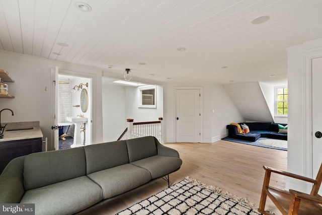 922 Clinton St, Philadelphia, PA 19107 - living area with light wood finished floors and recessed lighting