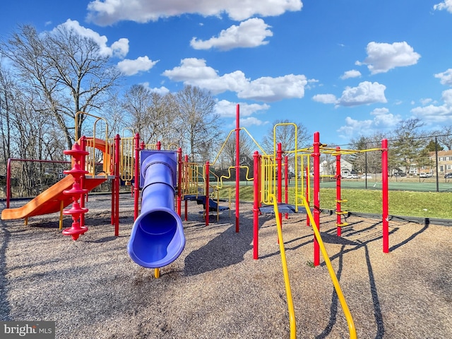 view of communal playground