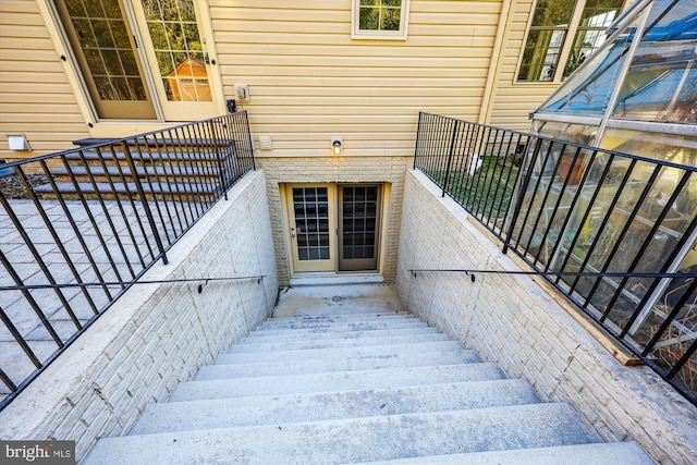 view of staircase