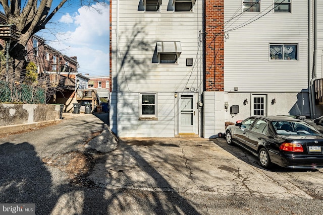 view of back of property