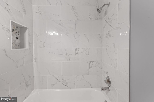full bathroom with tub / shower combination
