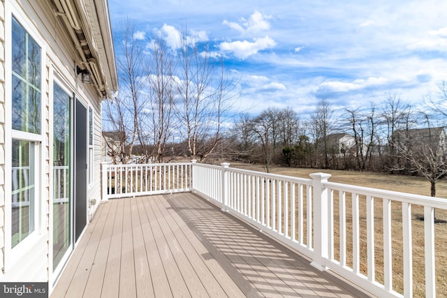 view of deck