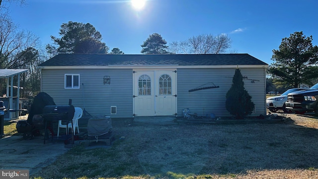 view of back of property