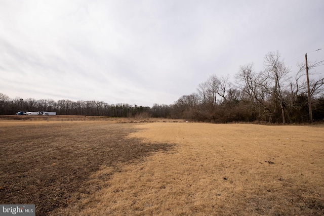 view of nature featuring a rural view