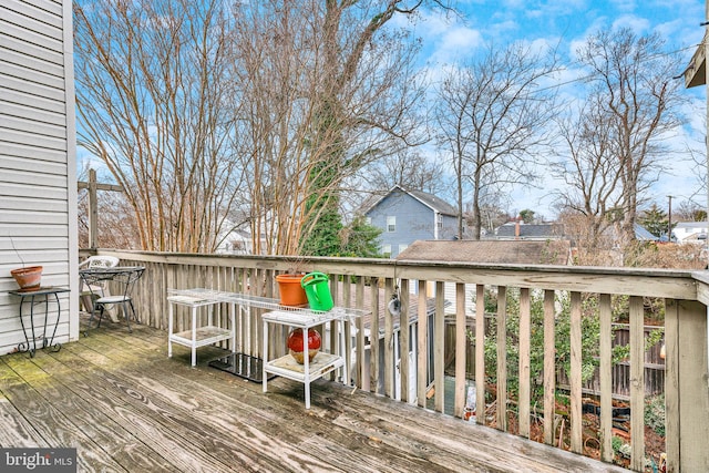 8322 Bayside Rd, Chesapeake Beach, MD 20732 - view of wooden terrace