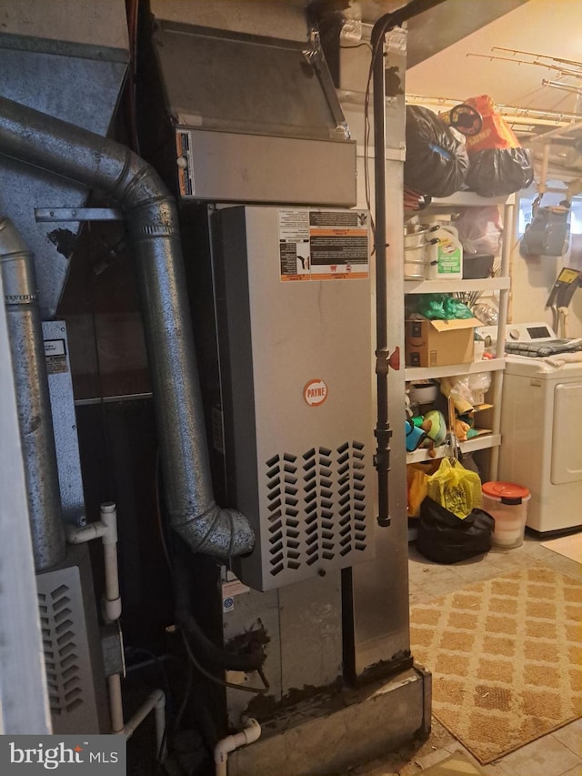 utility room featuring washer / clothes dryer