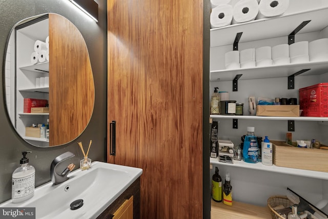 bathroom with a sink