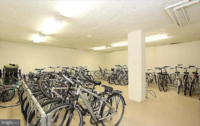 garage with bike storage