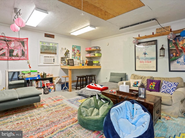47 Timberline Dr, Lost River, WV 26810 - playroom with concrete flooring