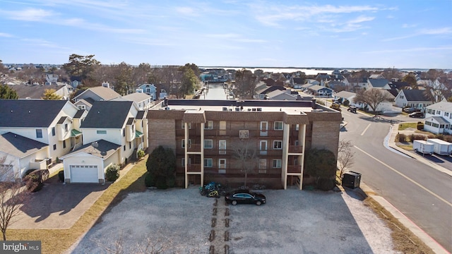 bird's eye view featuring a residential view