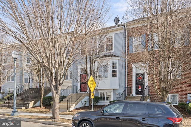 multi unit property with brick siding