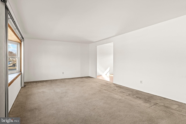 empty room with carpet floors