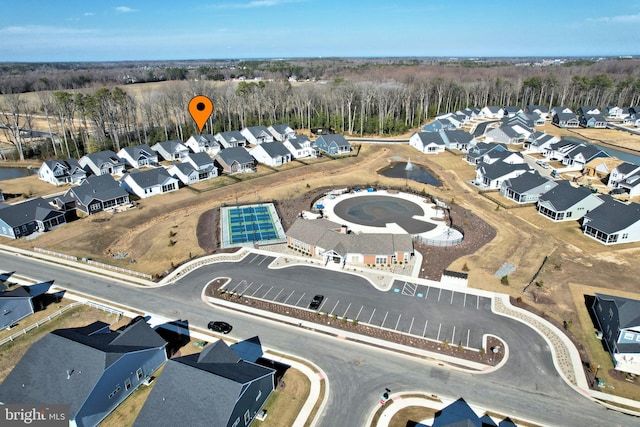 birds eye view of property featuring a residential view