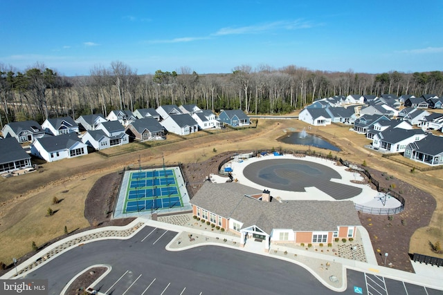 bird's eye view featuring a residential view