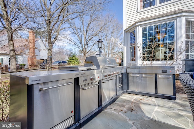 view of patio / terrace featuring area for grilling