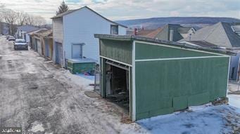 view of snow covered exterior