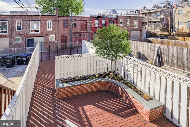 balcony featuring a residential view