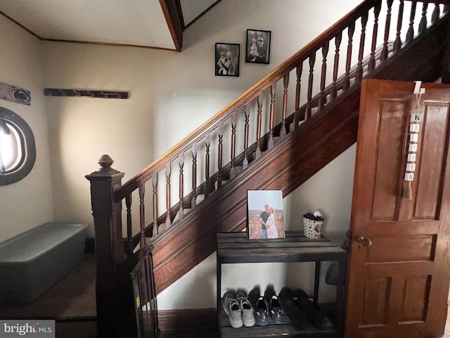 view of staircase