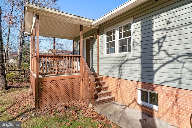 deck with fence