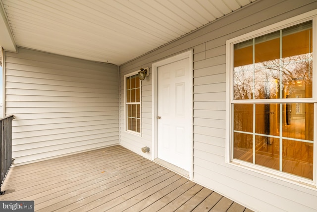 view of deck