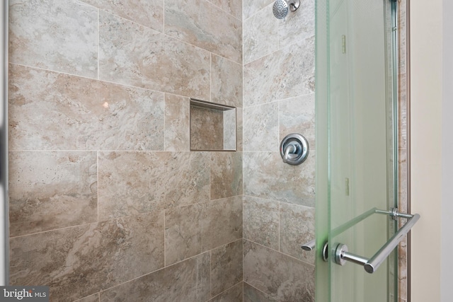 details with a stall shower