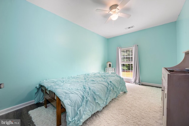 15185 Day Rd, Goldsboro, MD 21636 - bedroom featuring baseboards and a ceiling fan