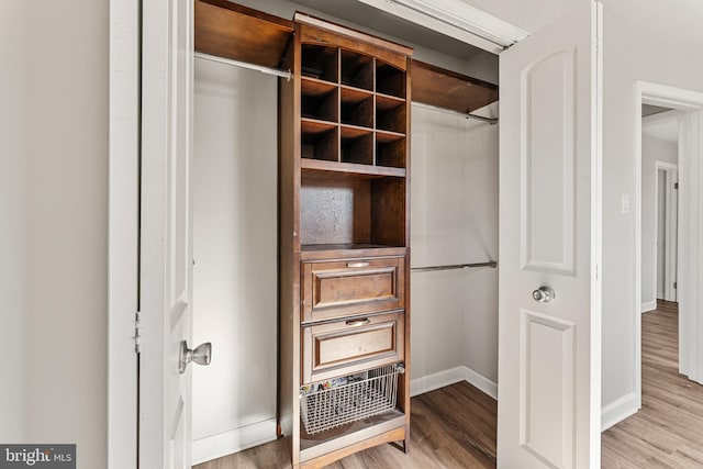 view of closet