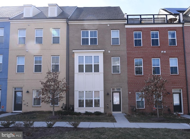 multi unit property with brick siding