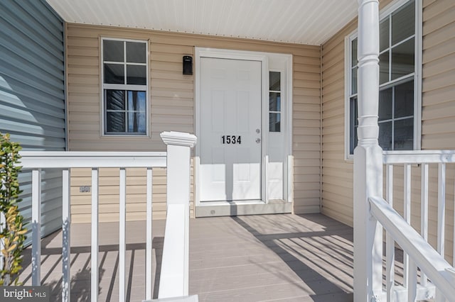 view of property entrance