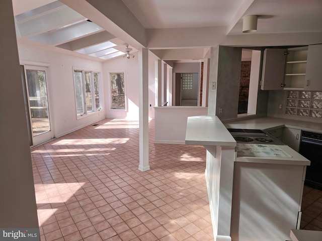 view of patio / terrace with exterior kitchen