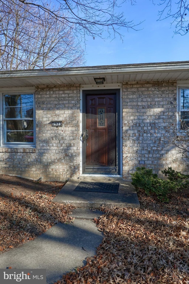 view of entrance to property