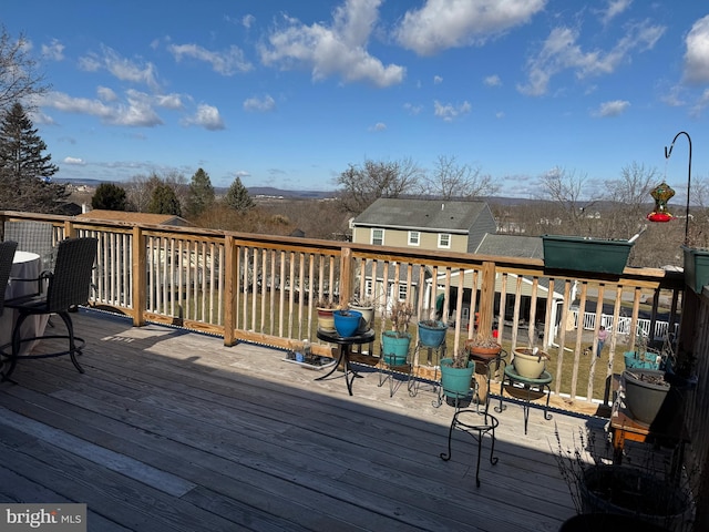 view of deck