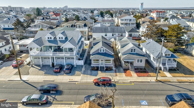 drone / aerial view featuring a residential view