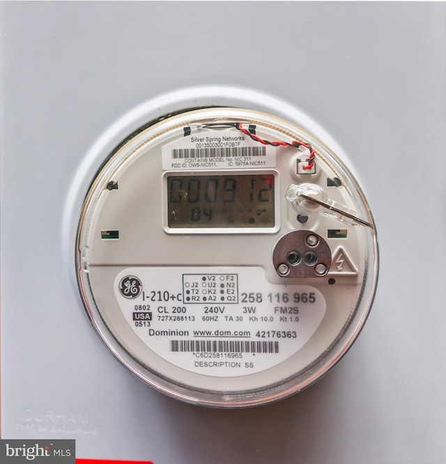 details featuring electric meter