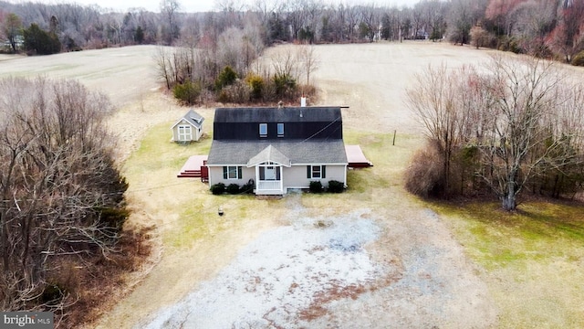 117 Quaker Neck Rd, Salem, NJ 08079 - aerial view with a rural view and a wooded view