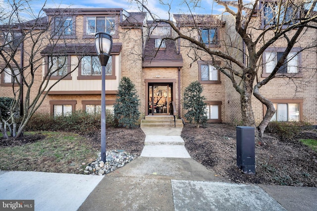 multi unit property with brick siding