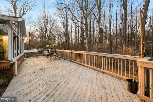 view of deck