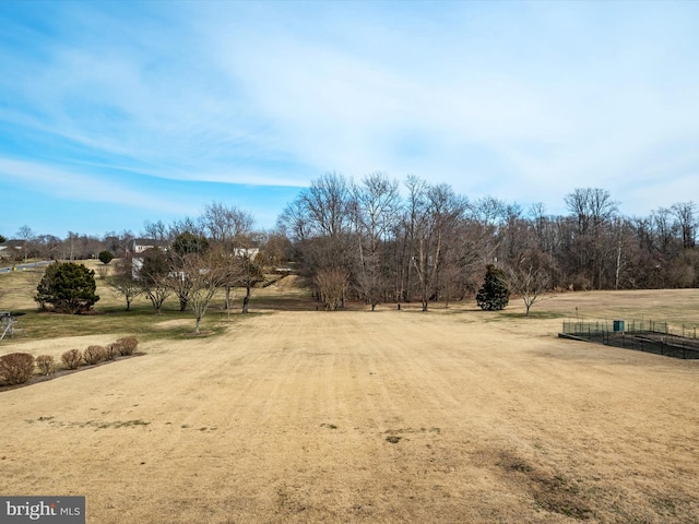 exterior space featuring a rural view