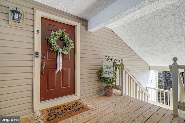 view of entrance to property