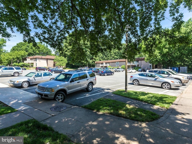 view of uncovered parking lot