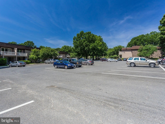 view of uncovered parking lot